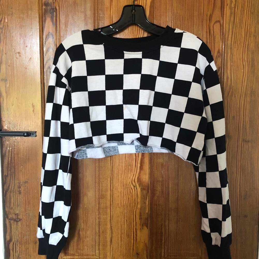 Forever 21 checkered crop top